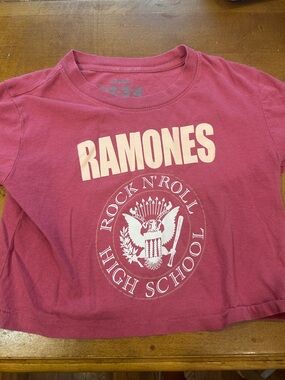 Parker Kids' Ramones Graphic Tee in Berry Red